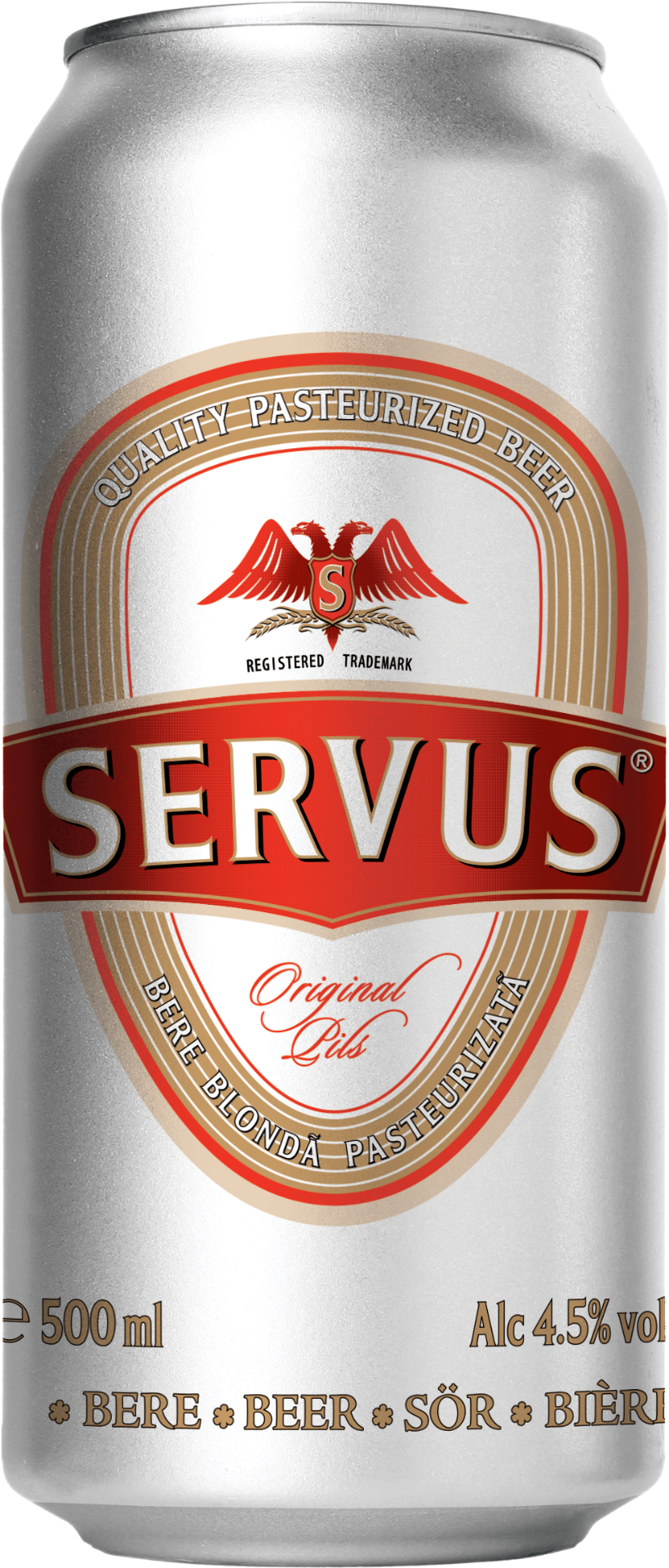 Doză Servus Original Pils 500 ml